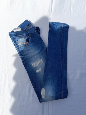 Diesel τζιν super slim-skinny μεταχειρισμένο, μέγεθος 25, μπλε