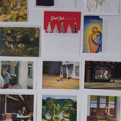 Postcard set new