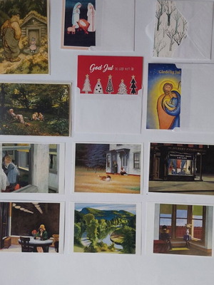 Postcard set new
