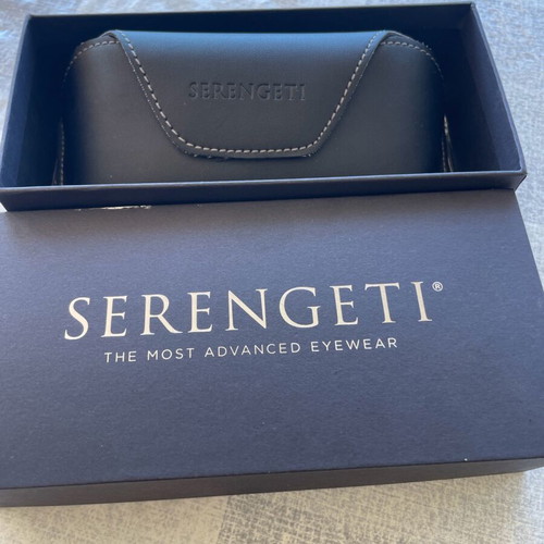 Serengeti Agostino sunglasses new, black and brown