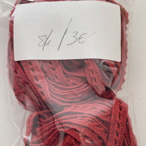 Cotton trim orange new, 8 meters