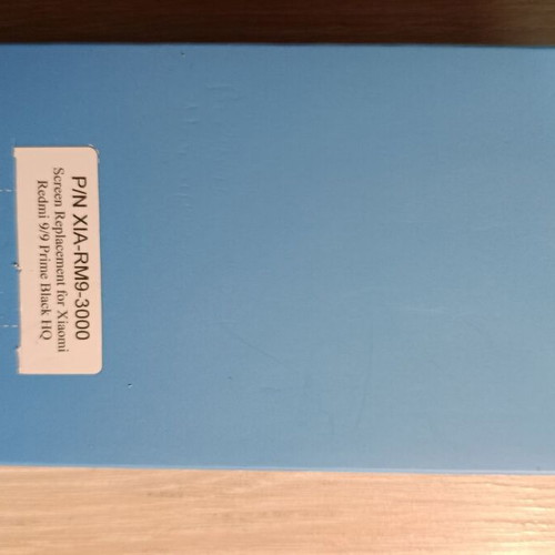 Redmi 9 screen black new with protective glass gift