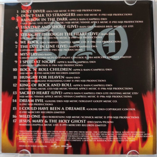 Dio The Collection CD used, metal