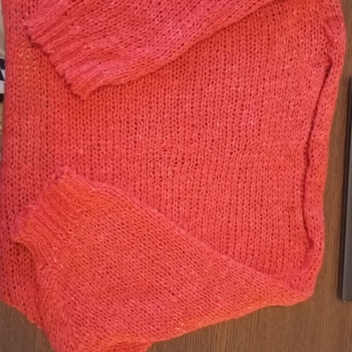 Mango pink pullover like new, size S