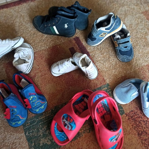Children's baby shoes like new, New Balance, Ralph, All-star, espadrilles, slippers