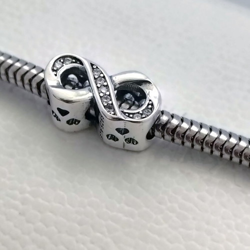 Pandora Sparkling Infinity Charm S925 ALE new with zirconia
