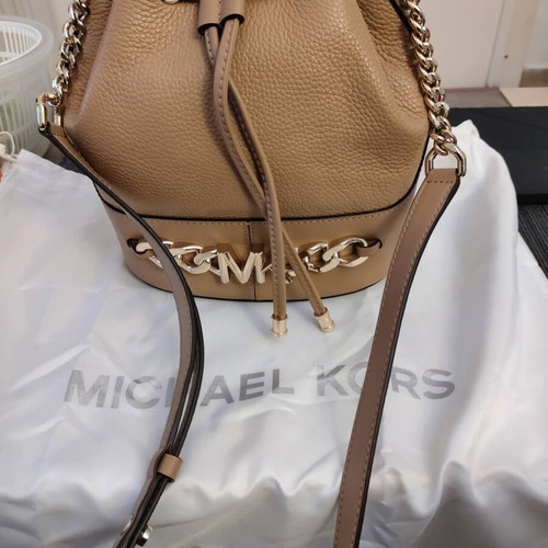 Michael Kors original limited edition leather crossbody bag, beige