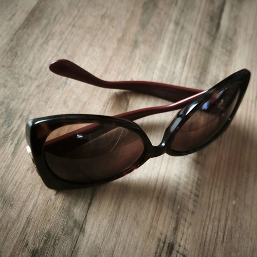 Marc by Marc Jacobs MMJ 406/S women's sunglasses used, brown and red