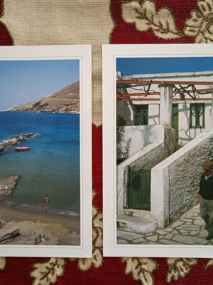 Tinos postcards new, set of 2, photos by Aristeidis Kontogeorgis