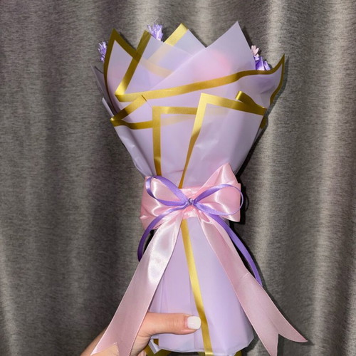 Handmade satin flower bouquet made to order