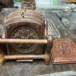 Wooden Coasters with Holder