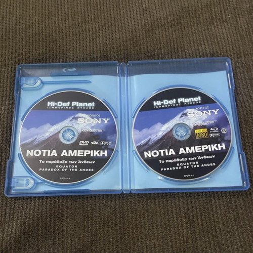 Hi-Def Planet Equator Blu-ray and DVD set like new by Sony