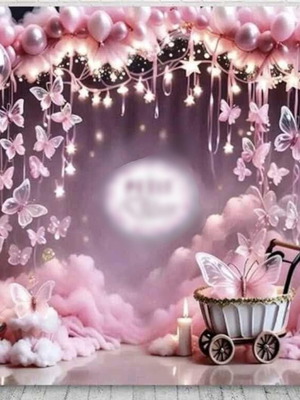 Canvas backdrop for baptism or party new, very large