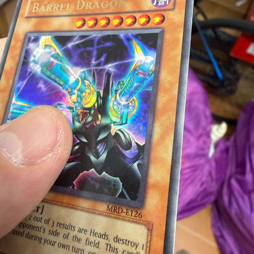 Κάρτα Yu-Gi-Oh Barrel Dragon MRD-E126 Holo Ultra Rare σε άριστη κατάσταση