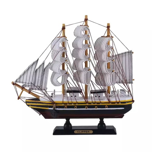 Wooden decorative ship Clipper new 24cm