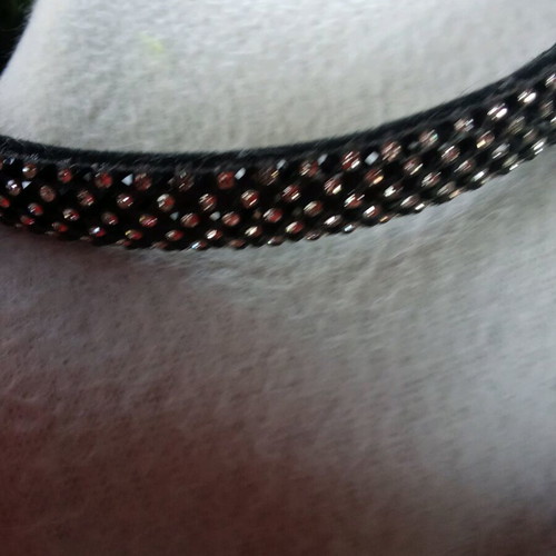 Hairband new black with rhinestones