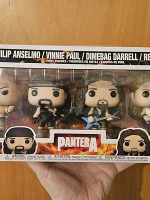 Pantera Funko Pop Rocks 4 Pack like new