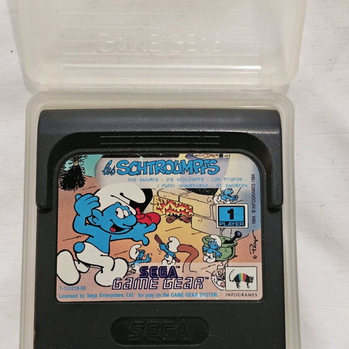 Les Schtroumpfs game for Sega Game Gear like new