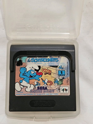 Les Schtroumpfs game for Sega Game Gear like new