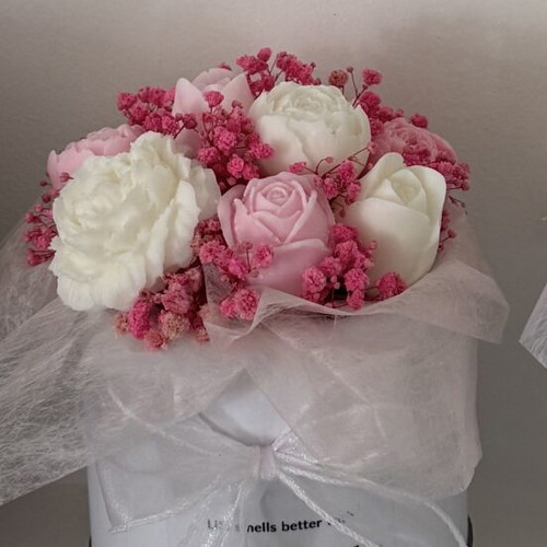 Aromatic Soy Wax Flower Bouquet new