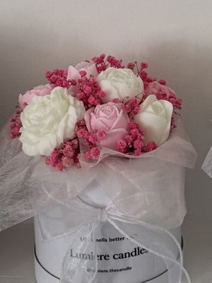 Aromatic Soy Wax Flower Bouquet new