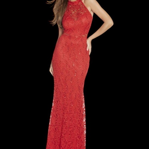 Maxi dress red like new, size M
