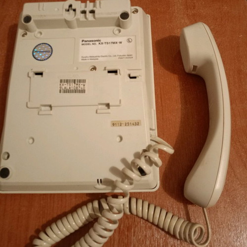 Panasonic wired telephone used vintage with handset
