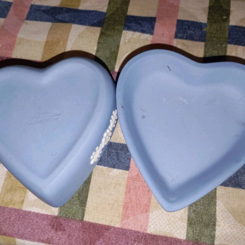 Jasperware Heart Jewelry Box new by Wedgwood