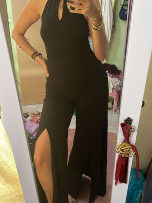 Pink Woman one-piece used, black, size M