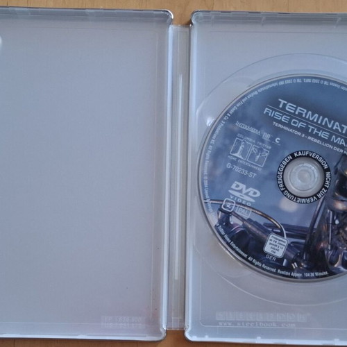Terminator 3 Rise of the Machines DVD steelbook