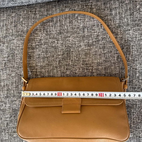 Longchamp vintage leather shoulder bag used