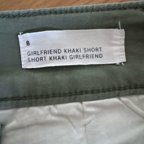 Gap shorts khaki like new, size 8, girlfriend style