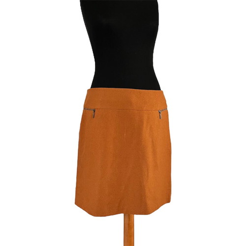 Esprit wool skirt new, brown camel, size L