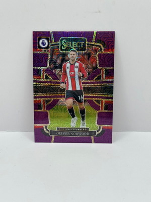 Panini Select Premier League Oliver Norwood Purple Mojo Card 2023-24 new