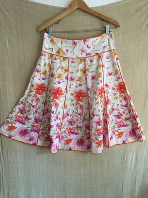 Vintage floral summer skirt 3Suisses M like new, cotton