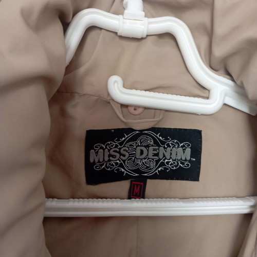 Miss Denim Women's Jacket size M mocha color like new