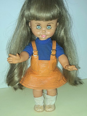 Vintage Bella doll used, height 30 cm
