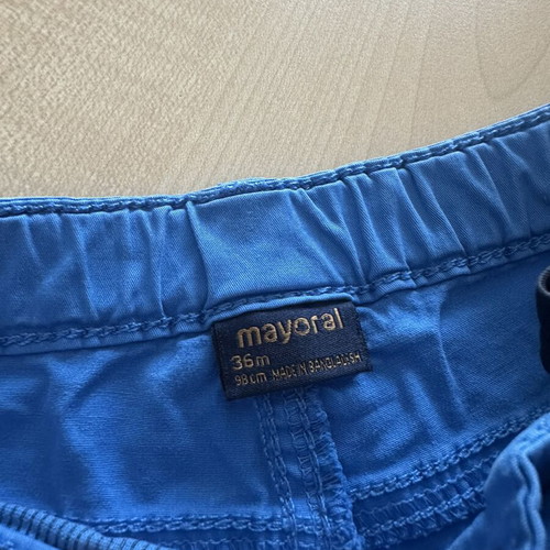 Mayoral blue bermuda shorts size 3