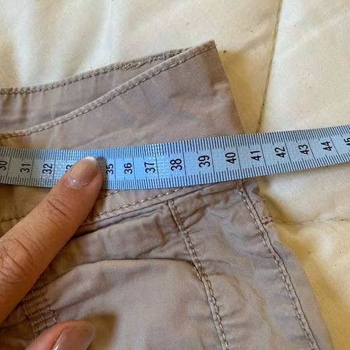 Esprit Beige Utility Cotton Cargo Shorts Size M Like New