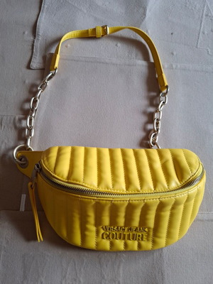 Versace waist bag used, yellow