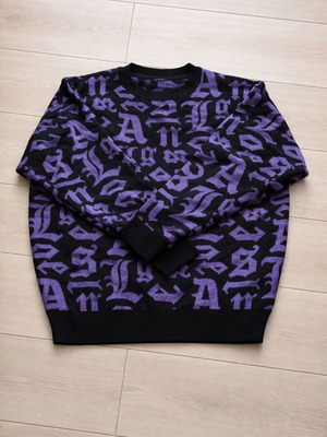 Unisex purple pullover like new, size L