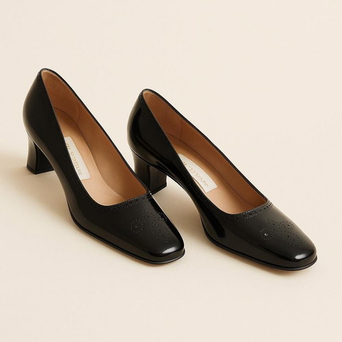 Kalogerou vintage patent leather pumps like new, size 39