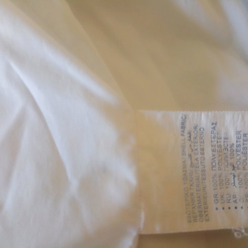 Alouette Yachting Waterproof Windbreaker Jacket like new, white turquoise