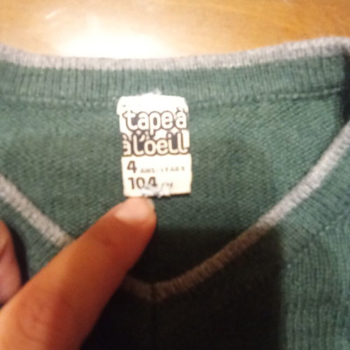 Pack of 7 clothes for 4-year-old boy used N104
