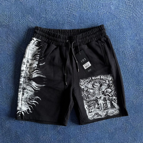 IHS Respect Your Demon shirt and shorts set new, black, size S