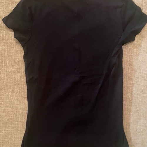 Women's black t shirt used, size S
