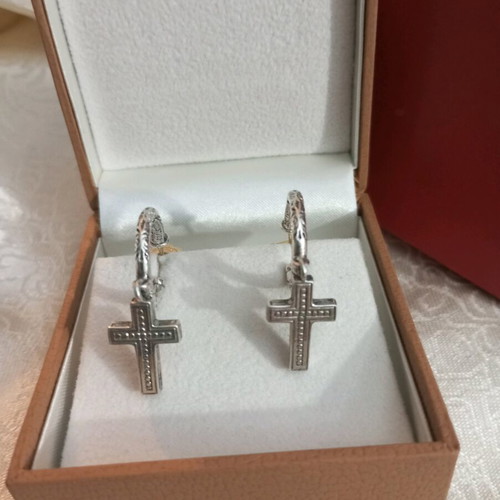 Asimohrysa Earrings 750 925 by Konstantino like new, gold post 3.5cm