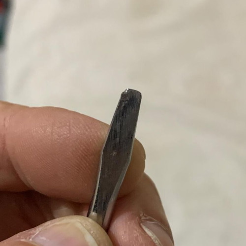 Gedore straight screwdriver with wooden handle used