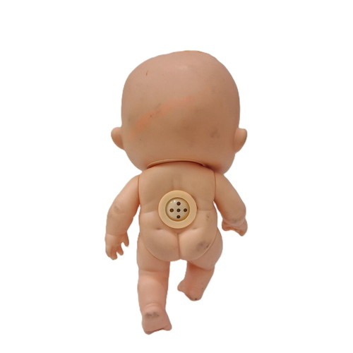 Vintage retro plastic baby doll 20 cm used