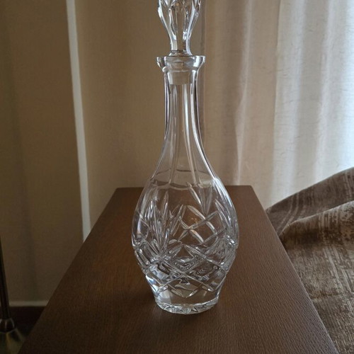Crystal Carafe like new, height 37cm